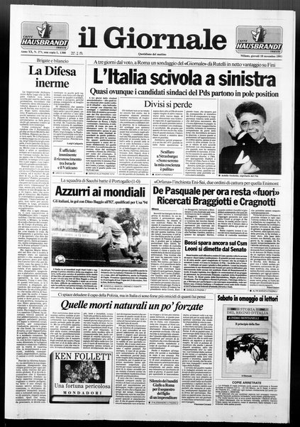 Il giornale : quotidiano del mattino